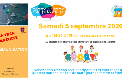 Portes ouvertes 2026 et Inscriptions 2026-2027