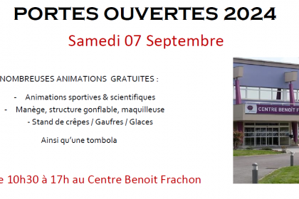 Portes Ouvertes le 07 septembre 2024