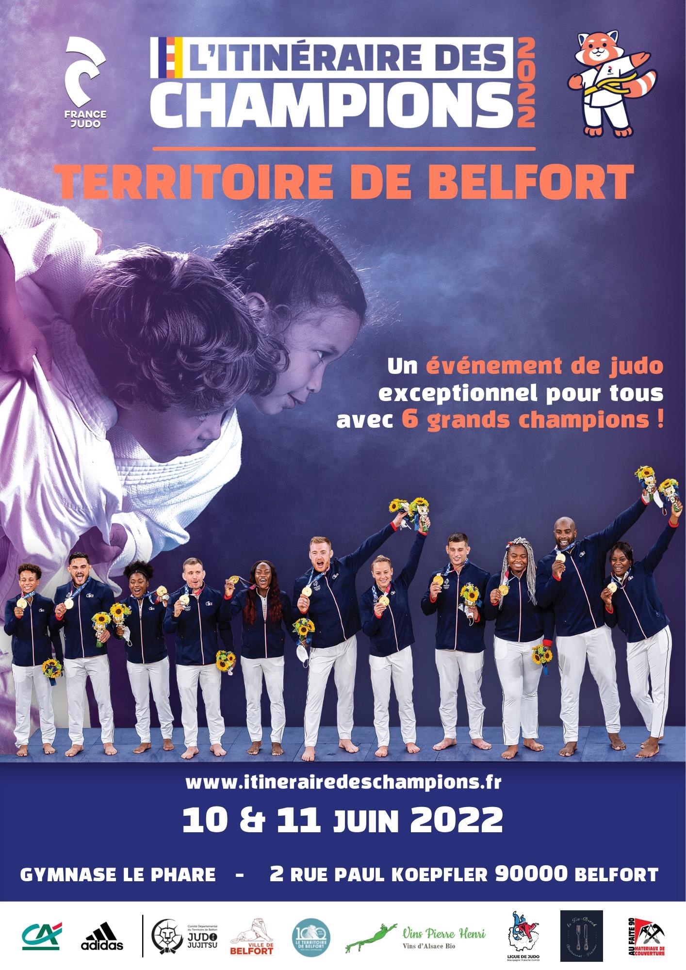 Itinéraires des Champions Belfort juin 2022